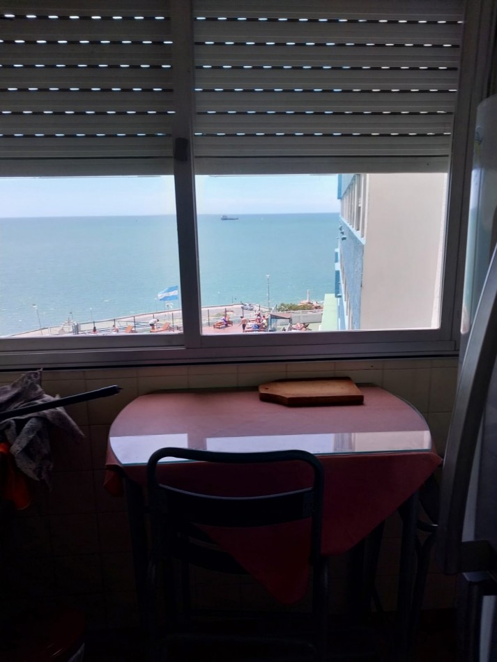 Departamento Tres ambientes con vista al mar 