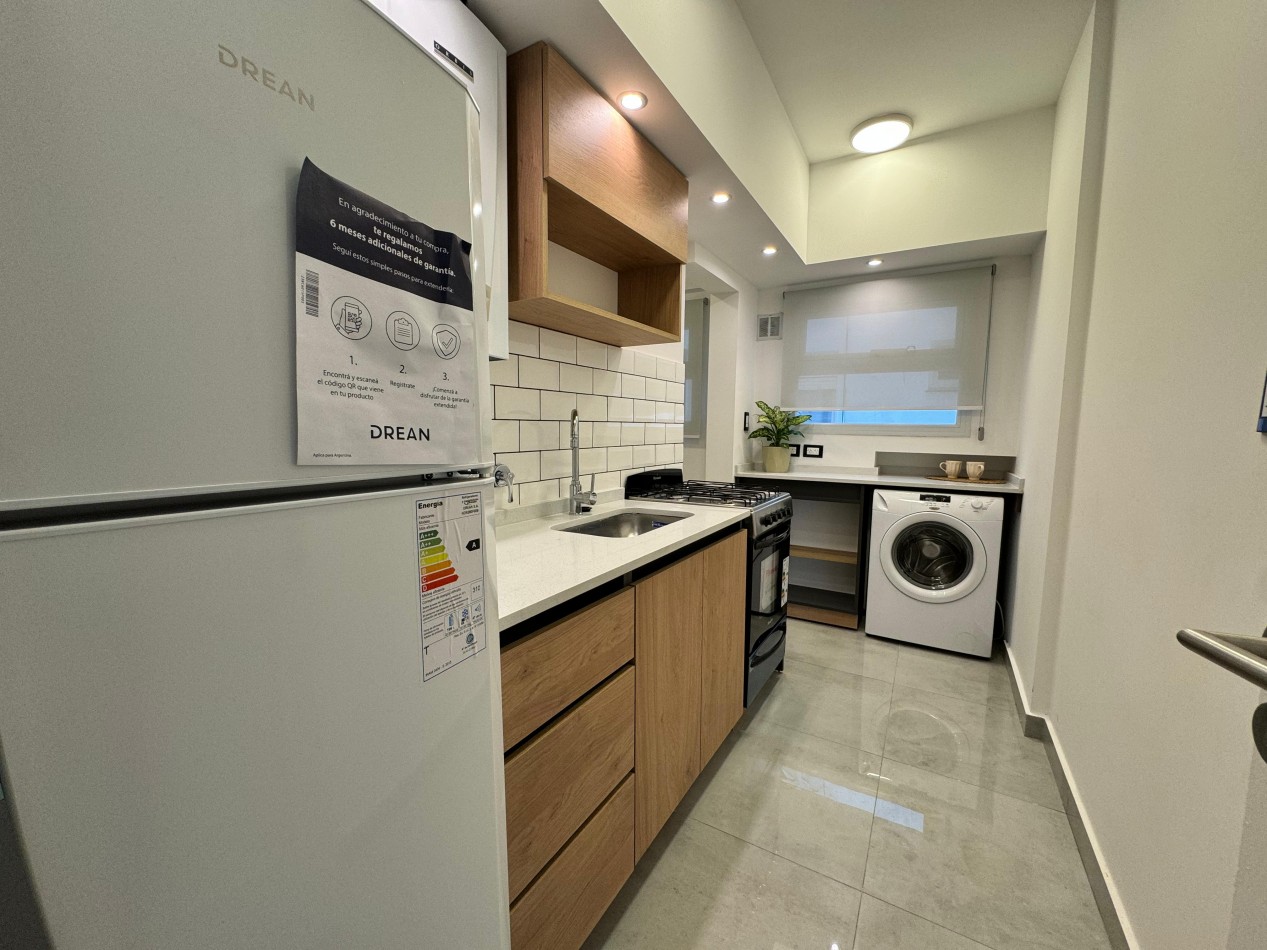 Departamento 2 ambientes con dependencia 