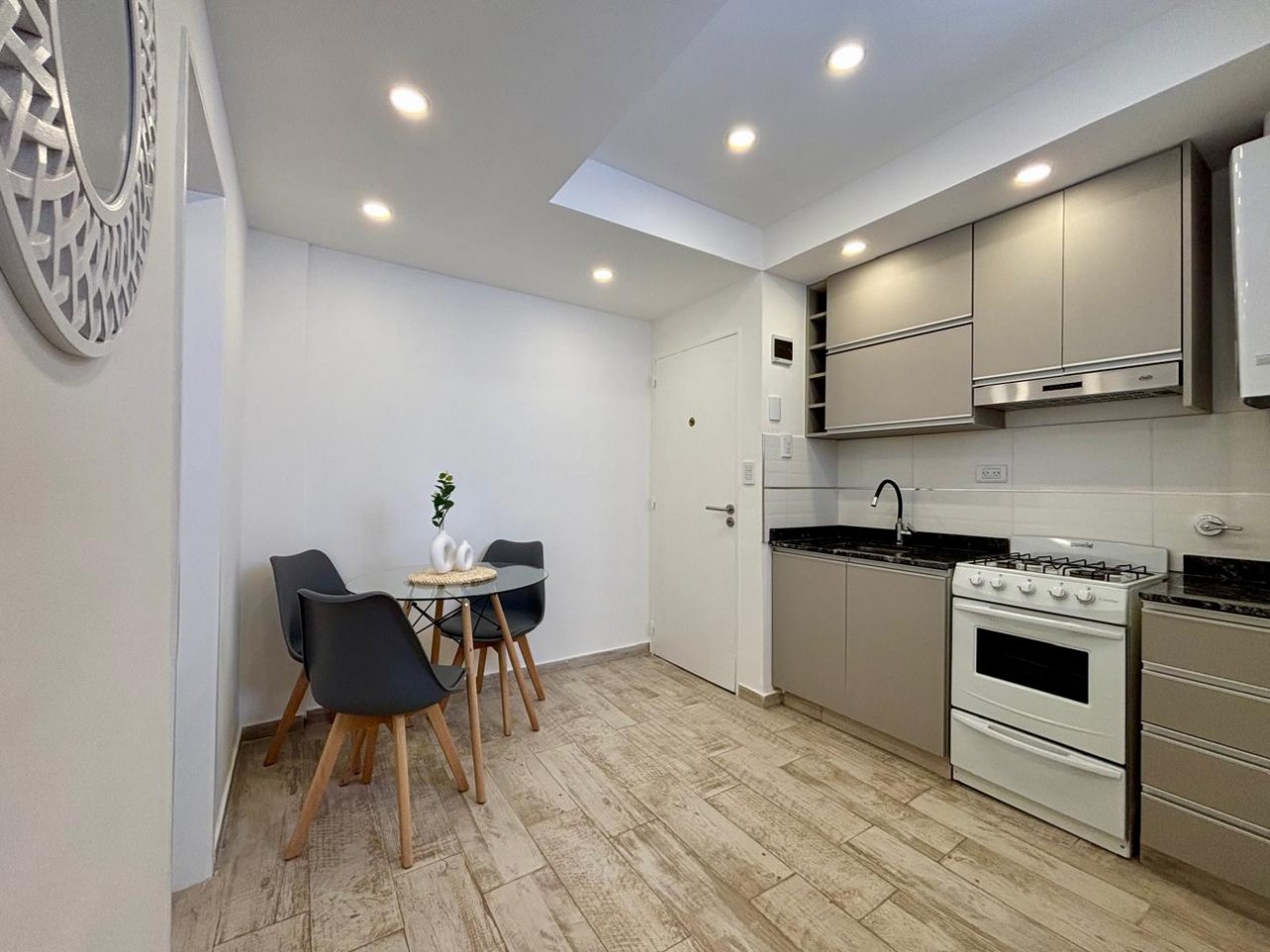 Hermoso departamento de un ambiente  dividido al contrafrente !!! 