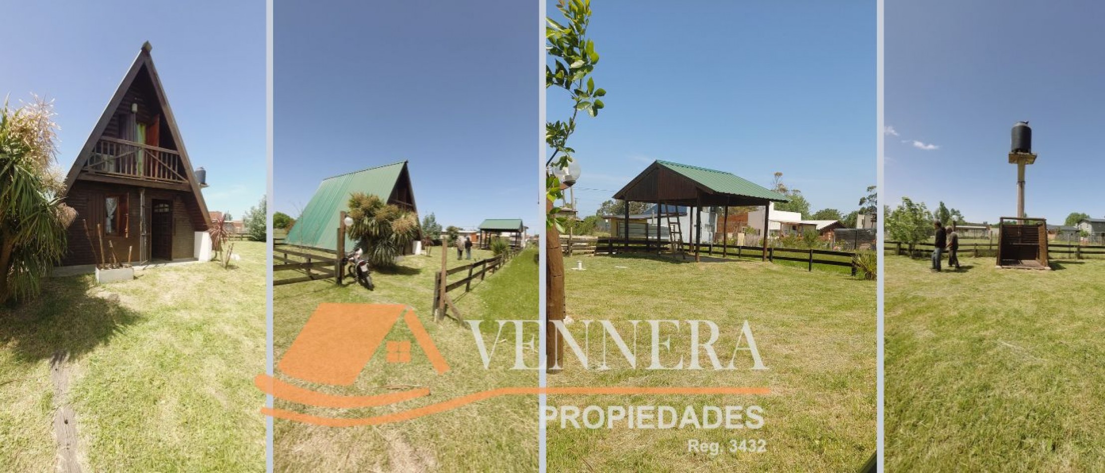 Gran terreno y casa alpino