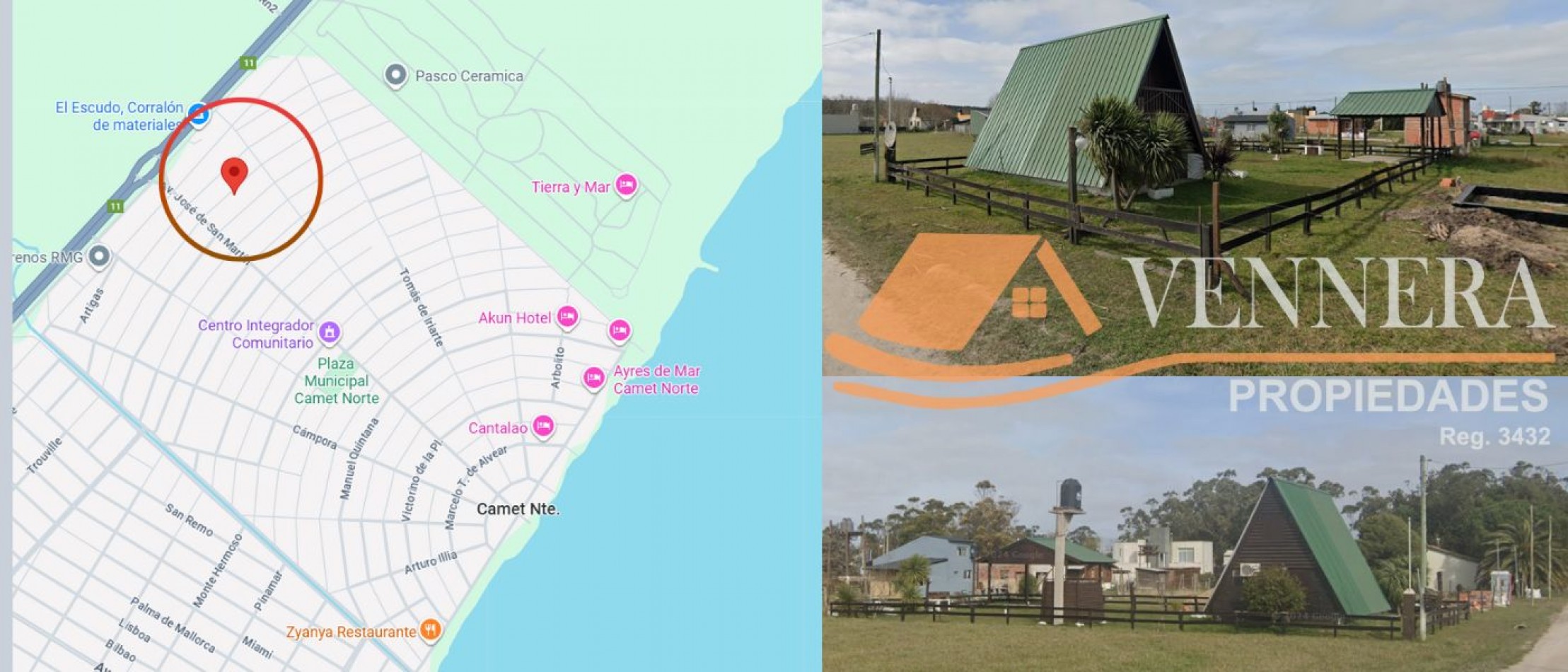 Gran terreno y casa alpino