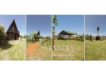 Gran terreno y casa alpino